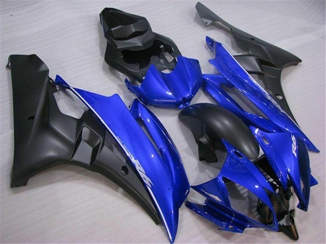 2006-2007 Blue Black Yamaha YZF R6 Motor Fairings UK Factory 2006-2007 Blue Black Yamaha YZF R6 Motor Fairings UK Factory
