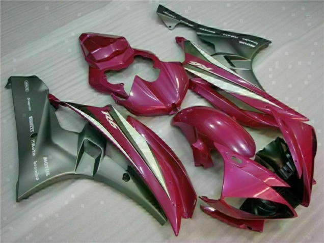 2006-2007 Purple Yamaha YZF R6 Motorcycle Fairing Kits UK Factory