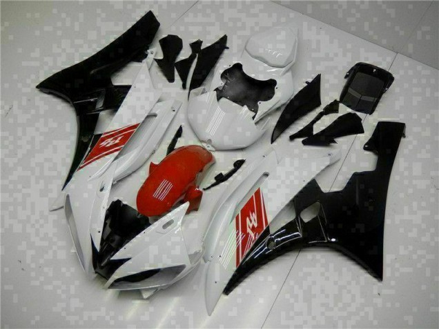 2006-2007 White Black Yamaha YZF R6 Motorbike Fairing UK Factory 2006-2007 White Black Yamaha YZF R6 Motorbike Fairing UK Factory