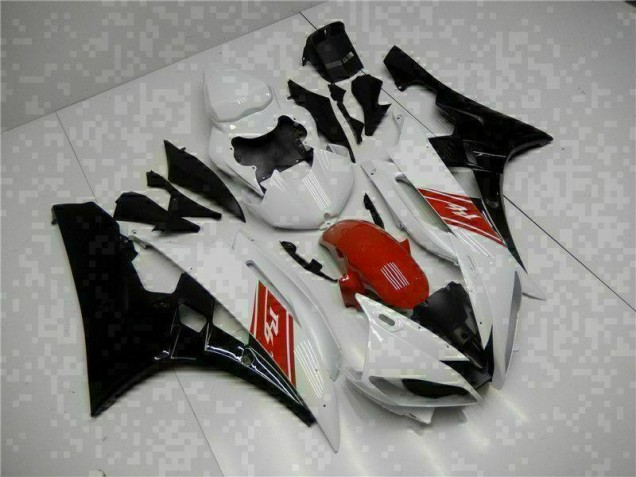 2006-2007 White Black Yamaha YZF R6 Motorbike Fairing UK Factory 2006-2007 White Black Yamaha YZF R6 Motorbike Fairing UK Factory