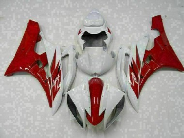 2006-2007 Red White Yamaha YZF R6 Motorcycle Bodywork UK Factory