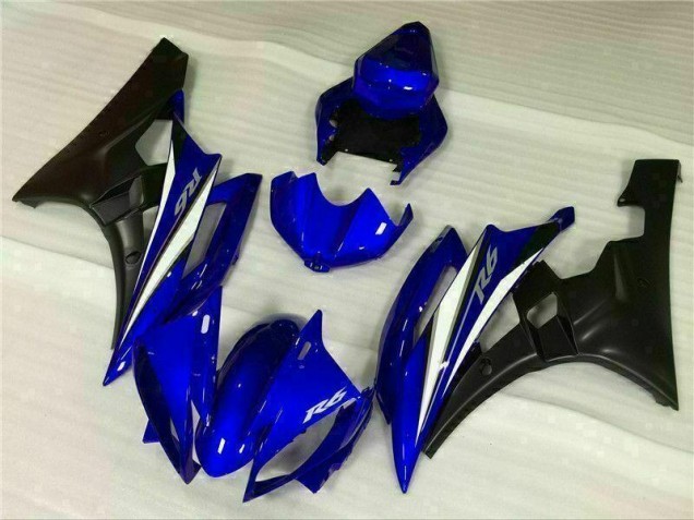 2006-2007 Blue Yamaha YZF R6 Motorcylce Fairings UK Factory 2006-2007 Blue Yamaha YZF R6 Motorcylce Fairings UK Factory