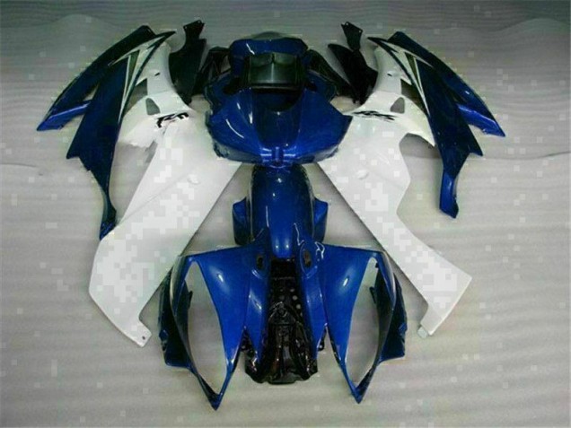 2006-2007 White Blue Yamaha YZF R6 Bike Fairings UK Factory 2006-2007 White Blue Yamaha YZF R6 Bike Fairings UK Factory