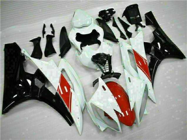 2006-2007 White Yamaha YZF R6 Replacement Motorcycle Fairings UK Factory 2006-2007 White Yamaha YZF R6 Replacement Motorcycle Fairings UK Factory