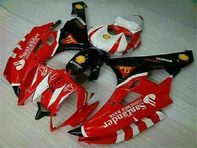 2006-2007 Red Yamaha YZF R6 Bike Fairing Kit UK Factory