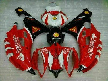 2006-2007 Red Yamaha YZF R6 Bike Fairing Kit UK Factory