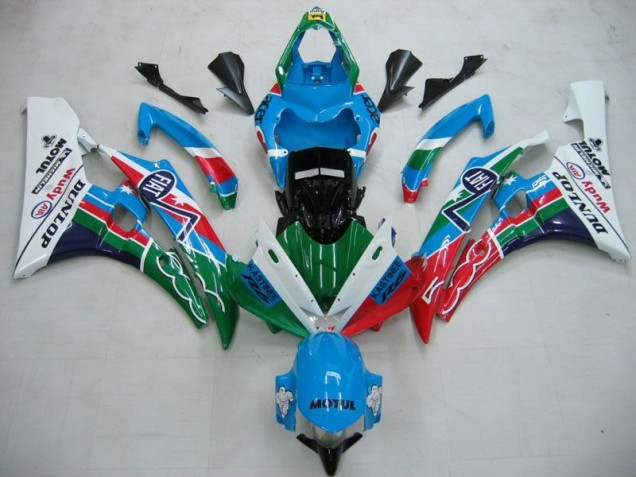 2006-2007 Multi Color Yamaha YZF R6 Motorcycle Fairings Kit UK Factory