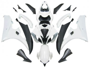 2006-2007 White Black Yamaha YZF R6 Motorcycle Fairings UK Factory