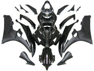 2006-2007 Contrast Black Yamaha YZF R6 Bike Fairings UK Factory