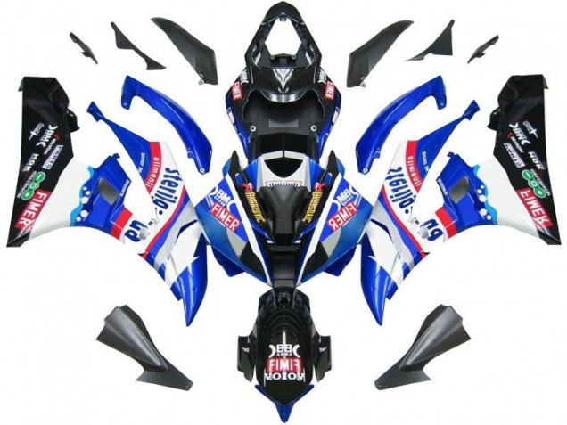 2006-2007 Blue Black Sterilgard Yamaha YZF R6 Motorbike Fairing UK Factory 2006-2007 Blue Black Sterilgard Yamaha YZF R6 Motorbike Fairing UK Factory