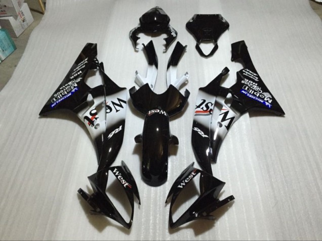 2006-2007 Glossy Black Yamaha YZF R6 Bike Fairing UK Factory 2006-2007 Glossy Black Yamaha YZF R6 Bike Fairing UK Factory