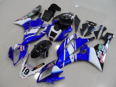 2006-2007 Blue Sterilgarda Yamaha YZF R6 Motor Bike Fairings UK Factory