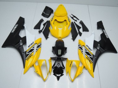 2006-2007 Yellow OEM Style Yamaha YZF R6 Motorcycle Fairings Kits UK Factory