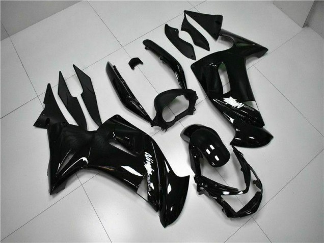 2006-2008 Glossy Black Kawasaki EX650 Motorbike Fairings UK Factory 2006-2008 Glossy Black Kawasaki EX650 Motorbike Fairings UK Factory