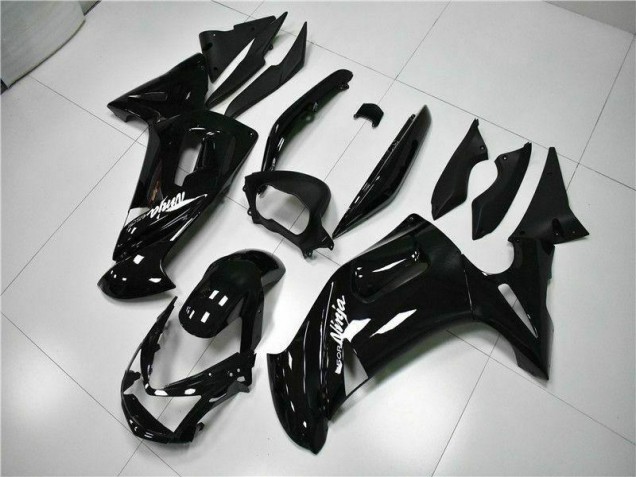 2006-2008 Glossy Black Kawasaki EX650 Motorbike Fairings UK Factory 2006-2008 Glossy Black Kawasaki EX650 Motorbike Fairings UK Factory