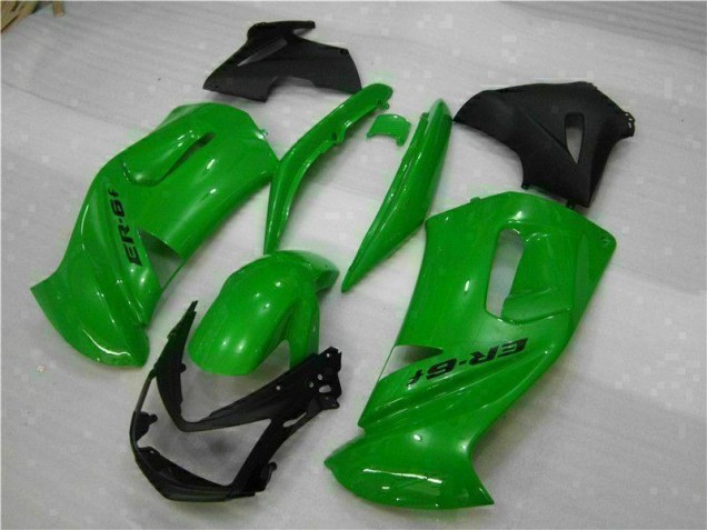 2006-2008 Green Kawasaki EX650 Motorcycle Fairing Kit UK Factory 2006-2008 Green Kawasaki EX650 Motorcycle Fairing Kit UK Factory