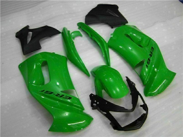 2006-2008 Green Kawasaki EX650 Motorcycle Fairing Kit UK Factory 2006-2008 Green Kawasaki EX650 Motorcycle Fairing Kit UK Factory