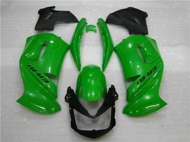 2006-2008 Green Kawasaki EX650 Motorcycle Fairing Kit UK Factory 2006-2008 Green Kawasaki EX650 Motorcycle Fairing Kit UK Factory