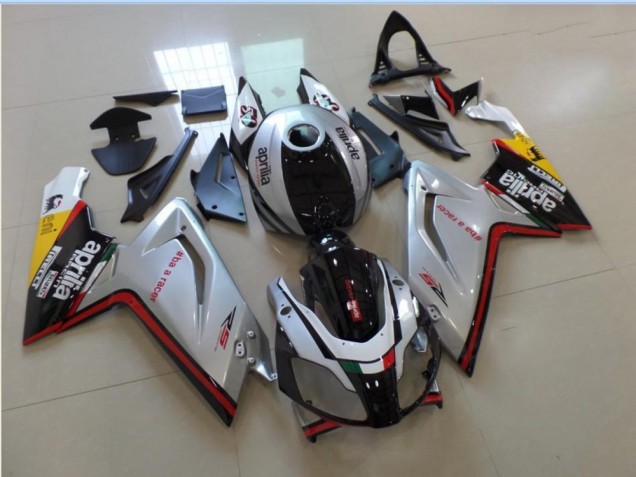 2006-2011 Silver Black Red Aprilia RS125 Motorbike Fairings UK Factory 2006-2011 Silver Black Red Aprilia RS125 Motorbike Fairings UK Factory