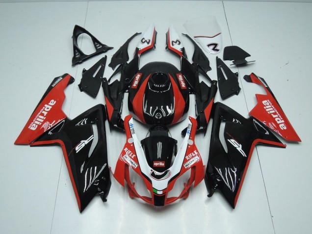 2006-2011 Black and Red Aprilia RS125 Motorcycle Fairing UK Factory 2006-2011 Black and Red Aprilia RS125 Motorcycle Fairing UK Factory