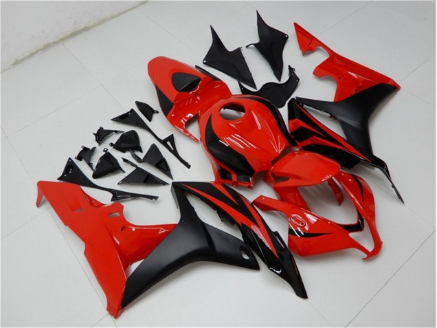2007-2008 Black Red Honda CBR600RR Motorcycle Fairing Kit UK Factory 2007-2008 Black Red Honda CBR600RR Motorcycle Fairing Kit UK Factory