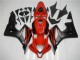 2007-2008 Black Red Honda CBR600RR Motor Bike Fairings UK Factory 2007-2008 Black Red Honda CBR600RR Motor Bike Fairings UK Factory