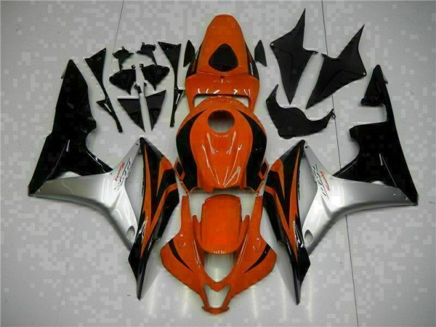 2007-2008 Black Red Silver Honda CBR600RR Motor Fairings UK Factory 2007-2008 Black Red Silver Honda CBR600RR Motor Fairings UK Factory