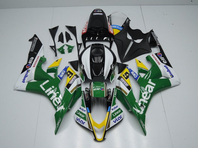 2007-2008 Green Liner Honda CBR600RR Motorbike Fairing UK Factory