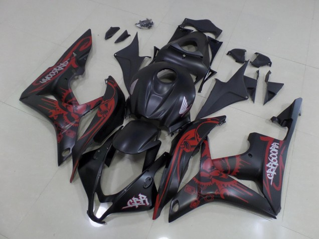 2007-2008 Black Red Honda CBR600RR Motorcycle Bodywork UK Factory