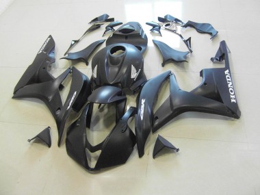 2007-2008 Matte Black Race Version Honda CBR600RR Motorbike Fairing Kits UK Factory