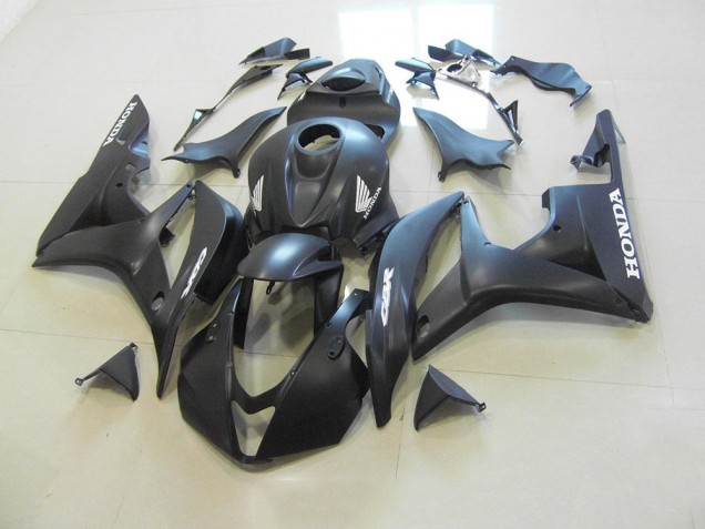 2007-2008 Matte Black Race Version Honda CBR600RR Motorbike Fairing Kits UK Factory 2007-2008 Matte Black Race Version Honda CBR600RR Motorbike Fairing Kits UK Factory