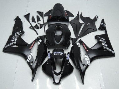 2007-2008 Matte Black Repsol Honda CBR600RR Motorcyle Fairings UK Factory