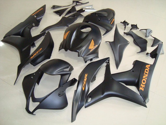 2007-2008 Matte Black Honda CBR600RR Bike Fairing UK Factory