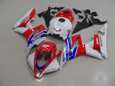 2007-2008 White Red Blue Motul Honda CBR600RR Motorbike Fairing Kits UK Factory