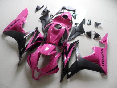 2007-2008 Pink Black Honda CBR600RR Motorbike Fairings UK Factory