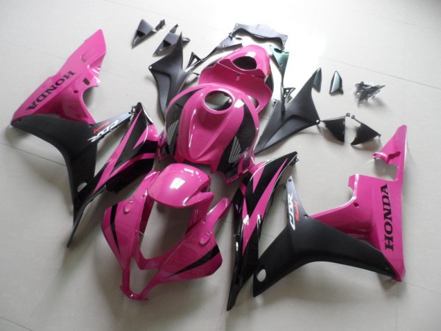 2007-2008 Pink Black Honda CBR600RR Motorbike Fairings UK Factory