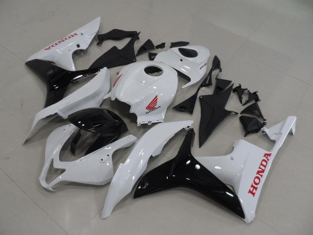 2007-2008 White Black Honda CBR600RR Replacement Motorcycle Fairings UK Factory 2007-2008 White Black Honda CBR600RR Replacement Motorcycle Fairings UK Factory