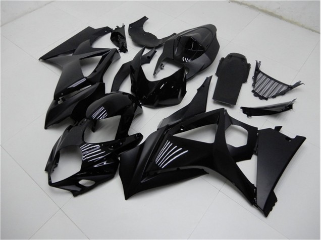 2007-2008 Glossy Matte Black Suzuki GSXR 1000 K7 Replacement Fairings UK Factory 2007-2008 Glossy Matte Black Suzuki GSXR 1000 K7 Replacement Fairings UK Factory