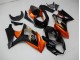 2007-2008 Orange Black Suzuki GSXR 1000 K7 Motor Fairings UK Factory