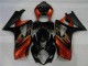 2007-2008 Black Suzuki GSXR 1000 K7 Motorcycle Fairing Kit UK Factory