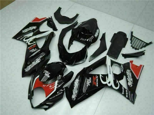 2007-2008 Black Suzuki GSXR 1000 K7 Bike Fairing UK Factory