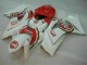 2007-2008 Red White Suzuki GSXR 1000 K7 Motor Bike Fairings UK Factory