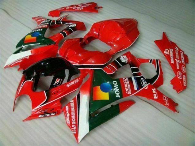 2007-2008 Red Suzuki GSXR 1000 K7 Replacement Motorcycle Fairings UK Factory