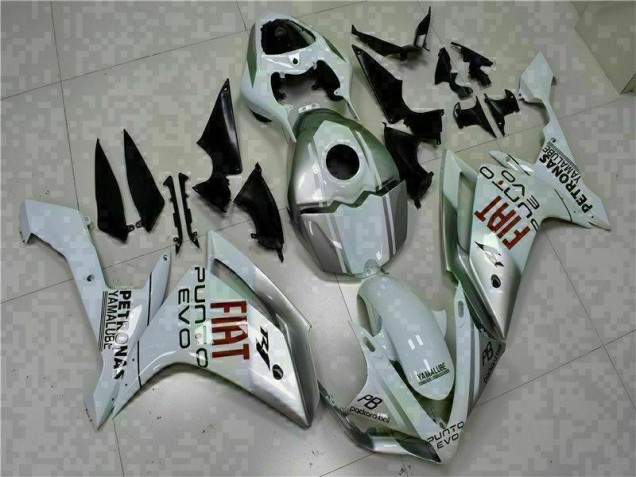 2007-2008 White Yamaha YZF R1 Motorcycle Fairings Kits UK Factory 2007-2008 White Yamaha YZF R1 Motorcycle Fairings Kits UK Factory