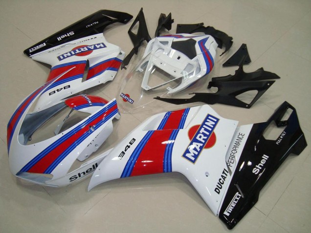 2007-2014 Martini Ducati 848 1098 1198 Motorcycle Fairing Kits UK Factory 2007-2014 Martini Ducati 848 1098 1198 Motorcycle Fairing Kits UK Factory