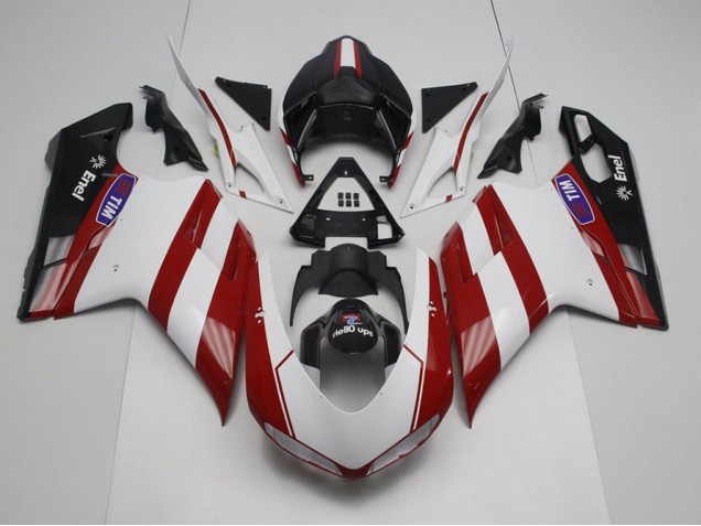 2007-2014 Generali with No Logo Ducati 848 1098 1198 Motorcycle Fairings Kits UK Factory