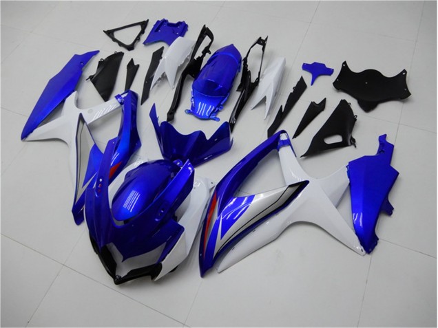 2008-2010 Blue White Suzuki GSXR 600/750 Motorcylce Fairings UK Factory