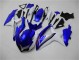 2008-2010 Blue White Suzuki GSXR 600/750 Motorcylce Fairings UK Factory