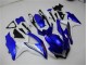 2008-2010 Blue White Suzuki GSXR 600/750 Motorcylce Fairings UK Factory