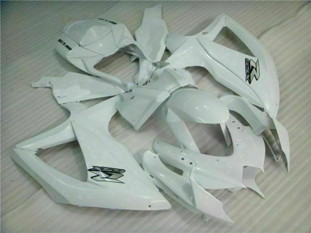 2008-2010 White Suzuki GSXR 600/750 Bike Fairing Kit UK Factory 2008-2010 White Suzuki GSXR 600/750 Bike Fairing Kit UK Factory